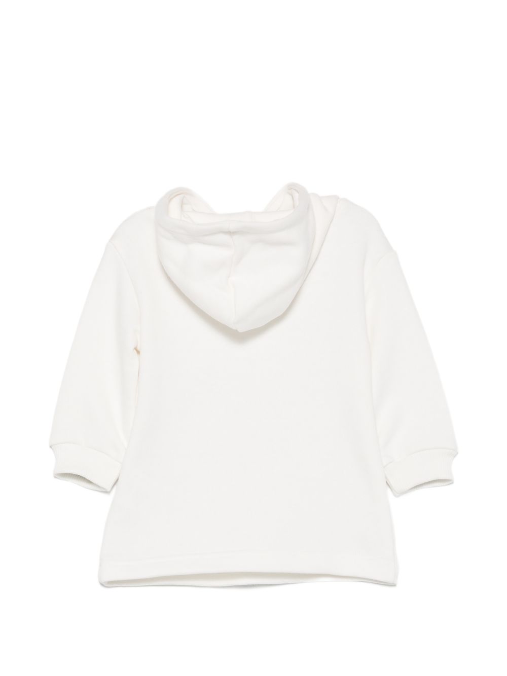 Abito per neonata Elisabettta Franchi La Mia bambina bianco con stampa logo EGAB243CFF017 0067 ElISABETTA FRANCHI KIDS