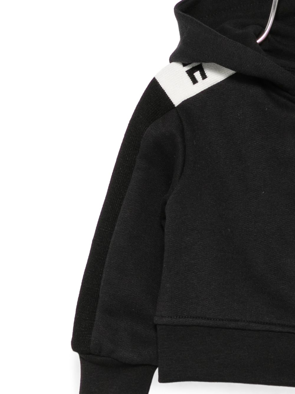 Felpa per neonata Elisabetta Franchi La Mia Bambina nera con chiusura con zip sul davanti EGFE064CFF017 N101 ElISABETTA FRANCHI KIDS