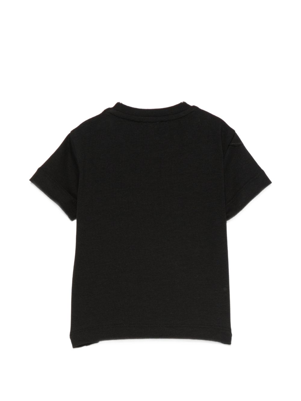 T-shirt per neonata Elisabetta Franchi La Mia Bambina nera con logo sul davanti EGTS116CJE018 N126 ElISABETTA FRANCHI KIDS
