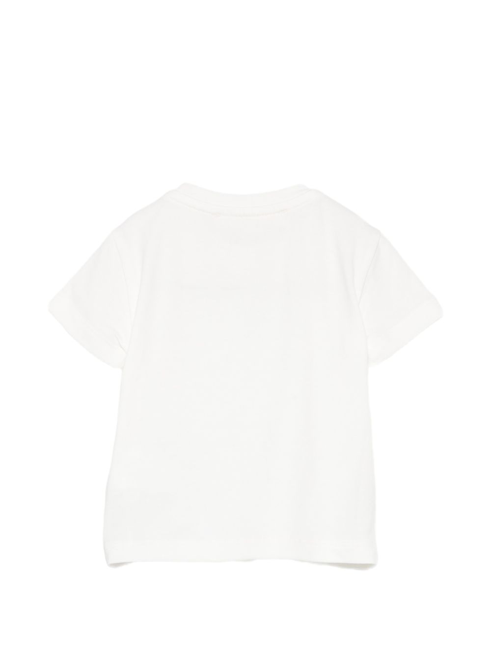 T-shirt per neonata Elisabetta Franchi La Mia Bambina bianca con logo sul davanti EGTS120CJE018 0045 ElISABETTA FRANCHI KIDS