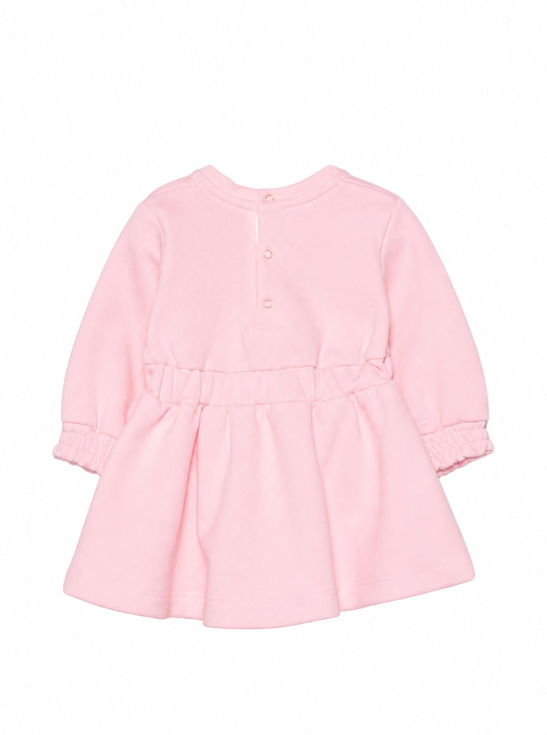 Abito svasato per neonata Elisabetta Franchi La Mia Bambina rosa con logo ricamato ENAB0810FF002 C156 ElISABETTA FRANCHI KIDS