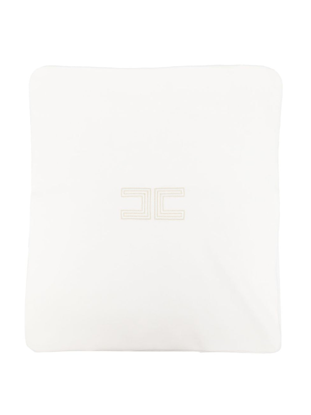 Coperta per neonata Elisabetta Franchi La Mia Bambina bianca con ricamo ENCO0920FF002 0115 ElISABETTA FRANCHI KIDS