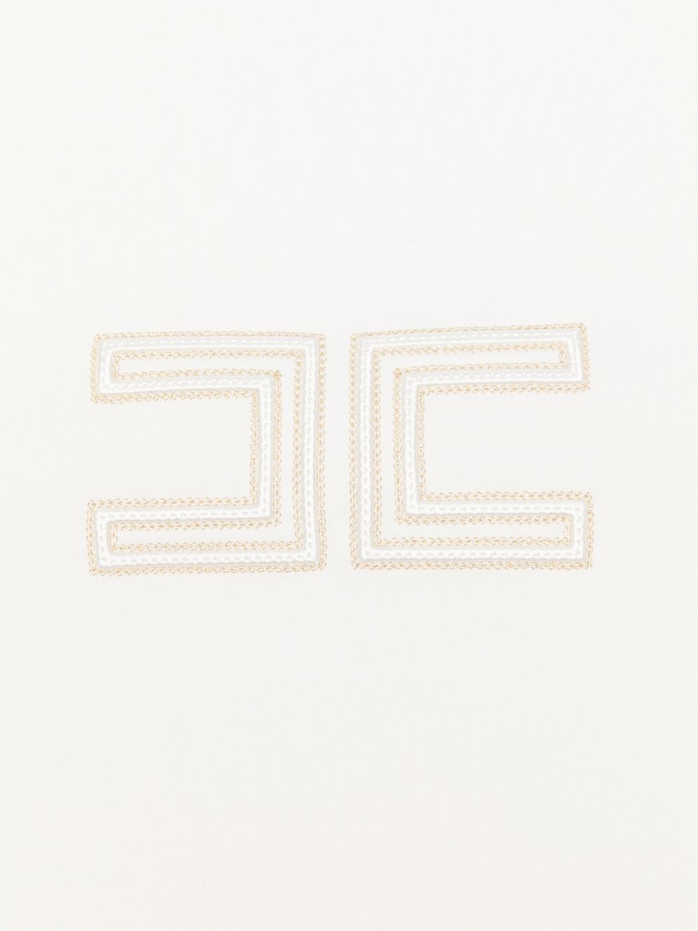 Coperta per neonata Elisabetta Franchi La Mia Bambina bianca con ricamo ENCO0920FF002 0115 ElISABETTA FRANCHI KIDS