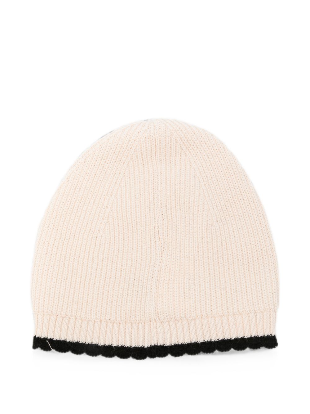 Cappello per neonata Elisabetta Franchi La Mia Bambina rosa con logo ricamato sul davanti ENCP086CFL001 0188 ElISABETTA FRANCHI KIDS