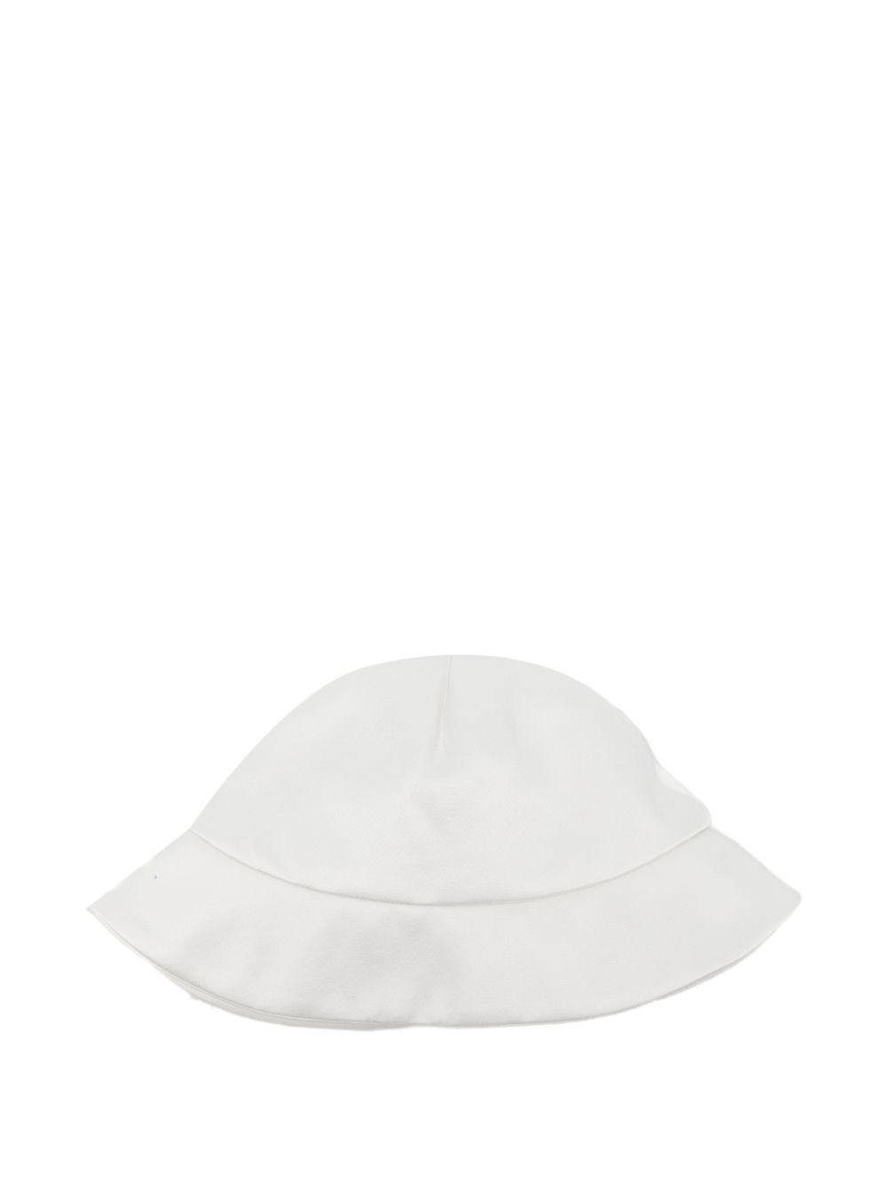 Cappello per neonata Elisabetta Franchi La Mia Bambina bianco con fiocco ENCP0900RA016 0004 ElISABETTA FRANCHI KIDS