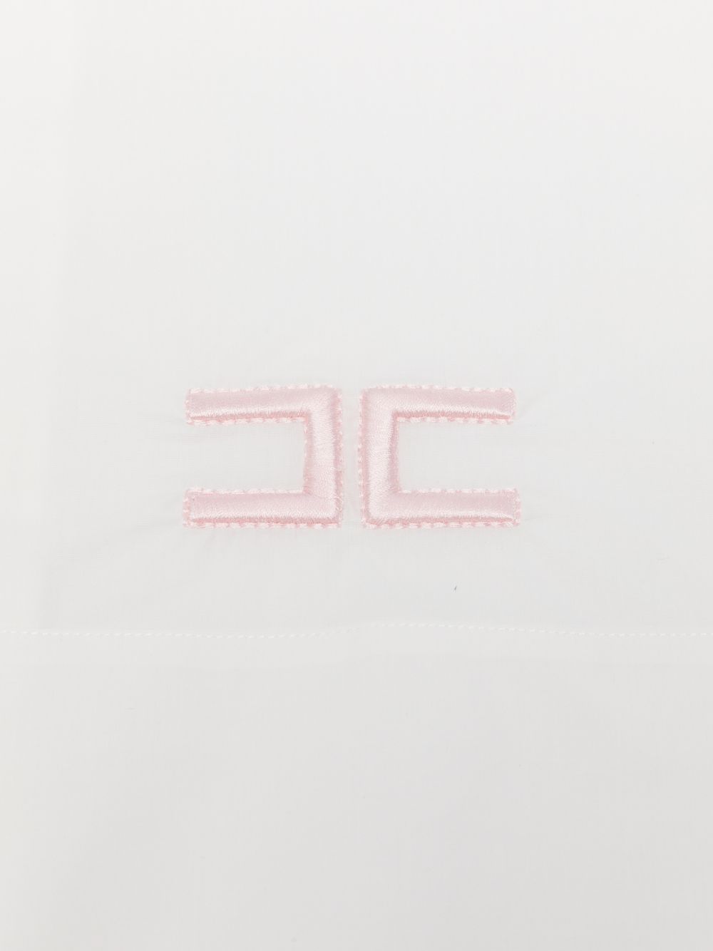 Set di biancheria per neonata Elisabetta Franchi La Mia Bambina bianco con logo sul davanti ENLE0210CA270 0186 ElISABETTA FRANCHI KIDS