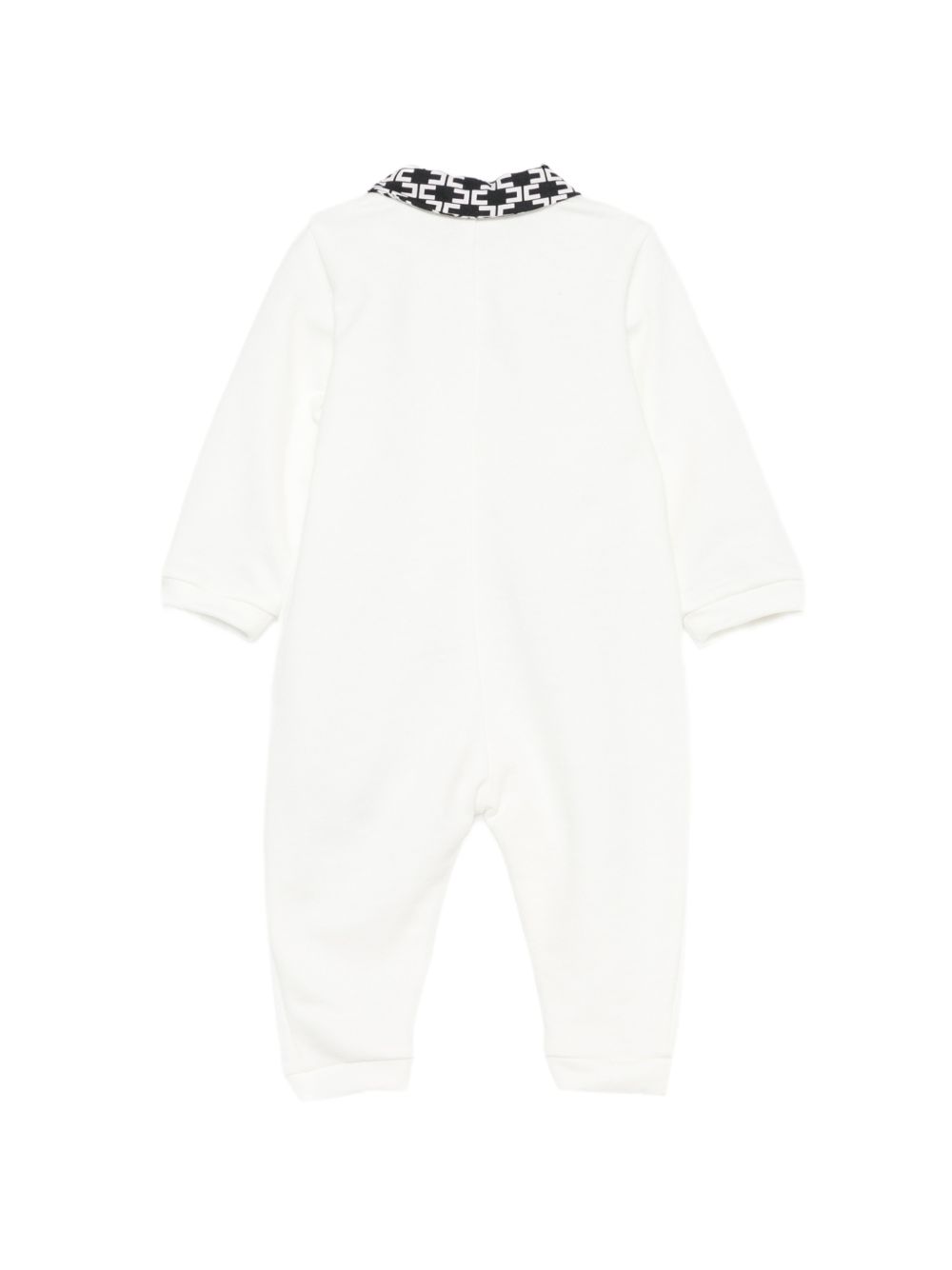 Tutina per neonata Elisabetta Franchi La Mia Bambina bianca con colletto Peter Pan ENTU1700FF002 0088 ElISABETTA FRANCHI KIDS