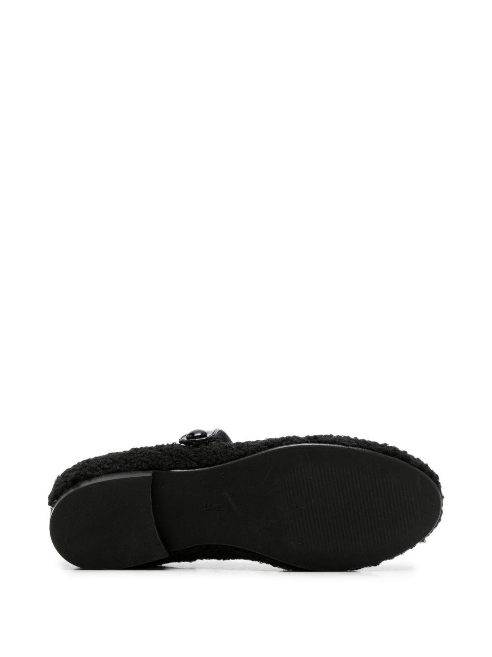 Ballerine per bambina Elisabetta Franchi La Mia Bambina nere con placca con logo F4A3E06271980 999 ElISABETTA FRANCHI KIDS