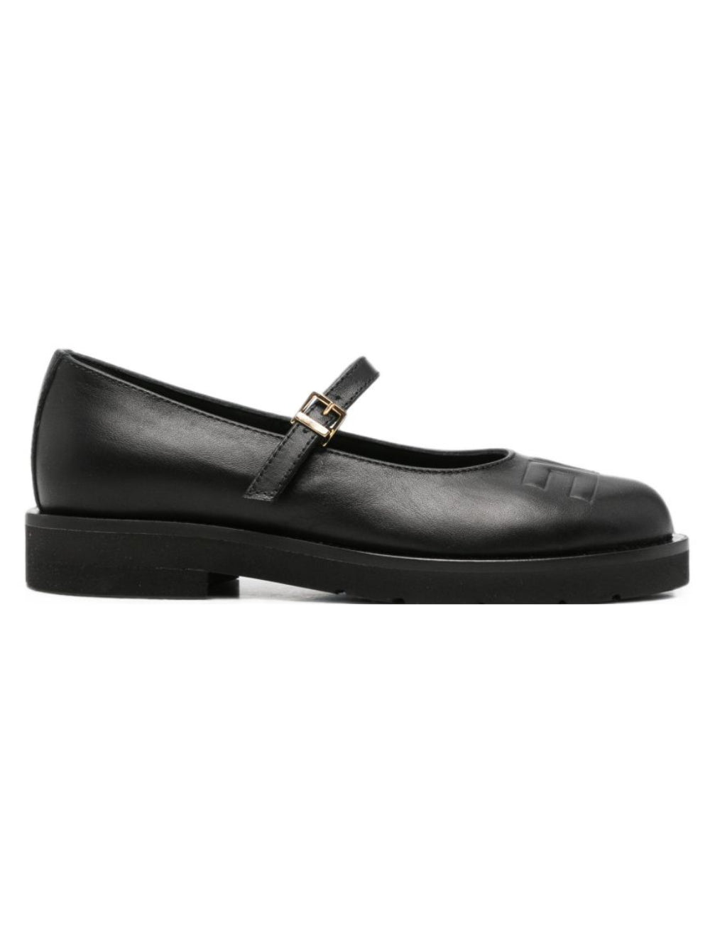 Ballerine per bambina Elisabetta Franchi La Mia Bambina nere con fibbia F4A3E06321251 999 ElISABETTA FRANCHI KIDS