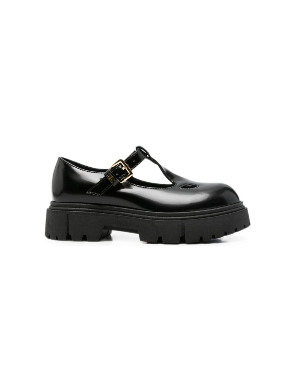 Ballerine per bambina Elisabetta Franchi La Mia Bambina nere con dettagli cut-out F4A4E06481259 999 ElISABETTA FRANCHI KIDS