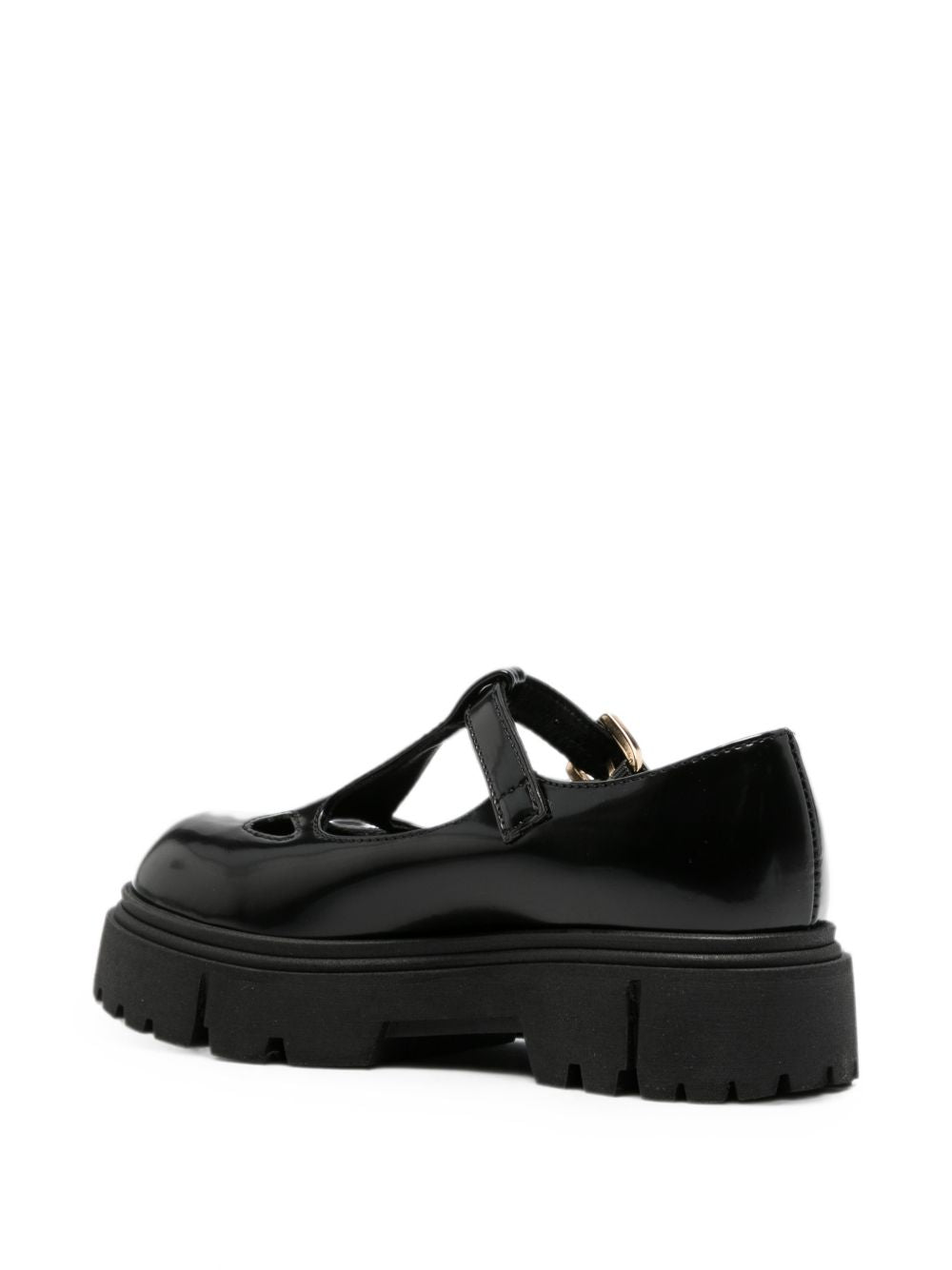 Ballerine per bambina Elisabetta Franchi La Mia Bambina nere con dettagli cut-out F4A4E06481259 999 ElISABETTA FRANCHI KIDS