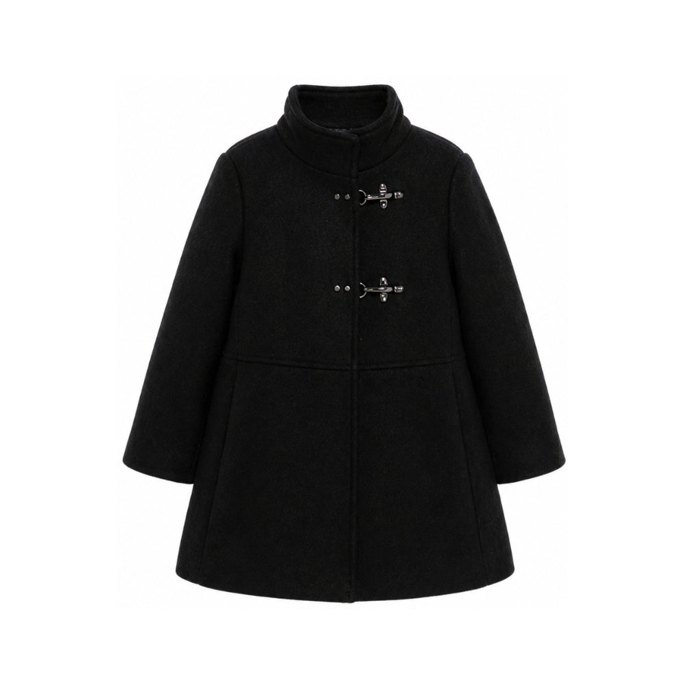 Cappotto per bambino Fay Kids nero con chiusura moschettone FZ2A10 E0259 930 FAY KIDS