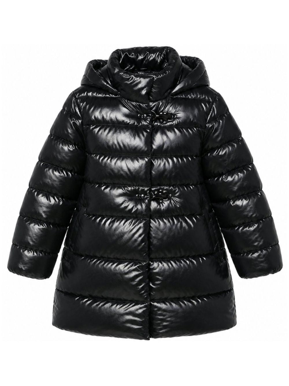 Giubbino per bambina Fay Kids nero con finitura lucida FZ2B10 N0466 930 FAY KIDS