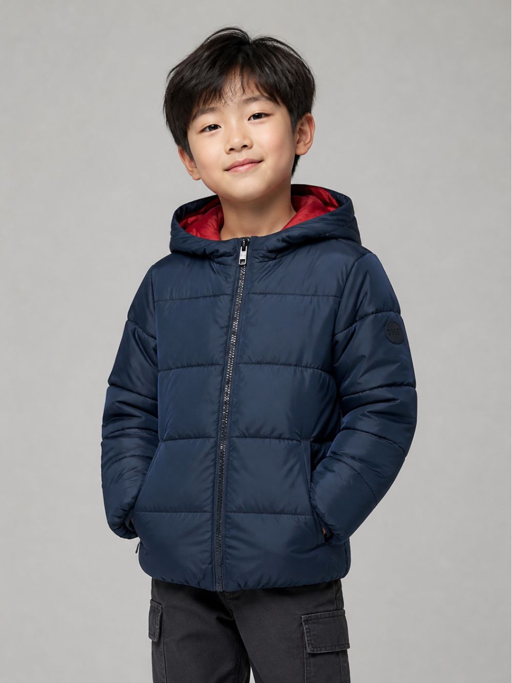 Giubbino per bambino Fay Kids blu con design imbottito FZ2H57 N0397 635RO FAY KIDS