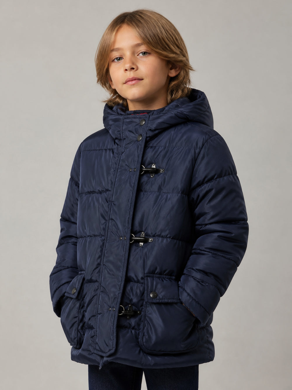 Giubbino per bambino Fay Kids blu con design imbottito FZ2H60 N0397 635 FAY KIDS