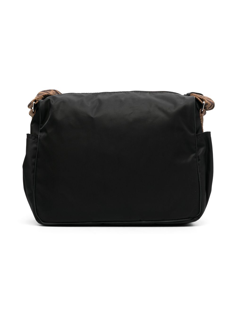 Borsa fasciatoio per neonati Fendi Kids nera con logo sul davanti 7VB014 AI9U F05U0 FENDI KIDS