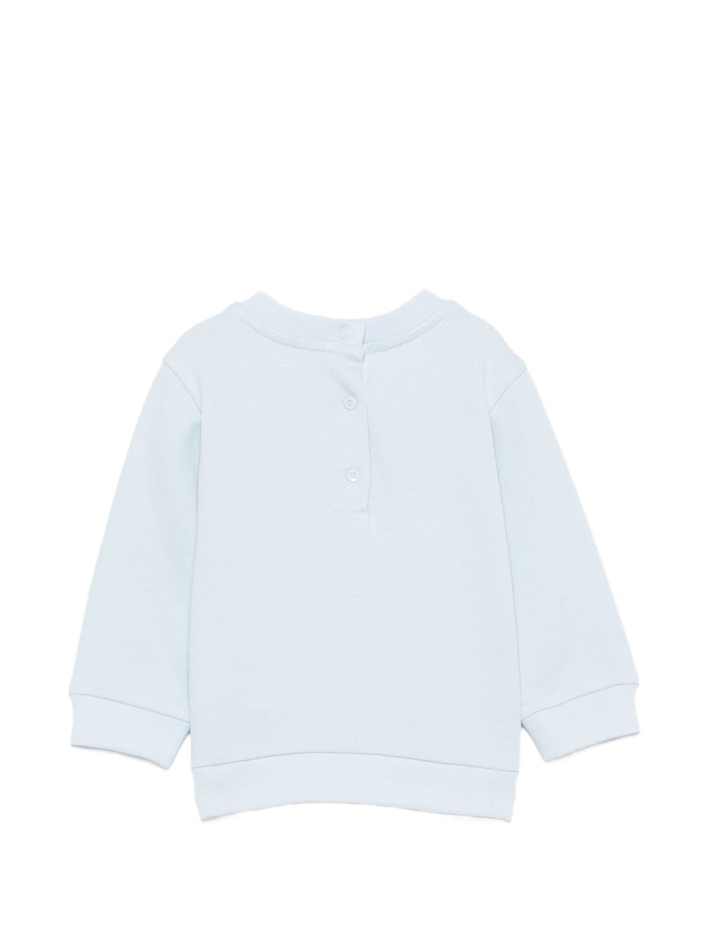 Felpa per neonato Fendi Kids azzurra con Teddy ricamato sul davanti BUH106 5V0 F0EX7 FENDI KIDS