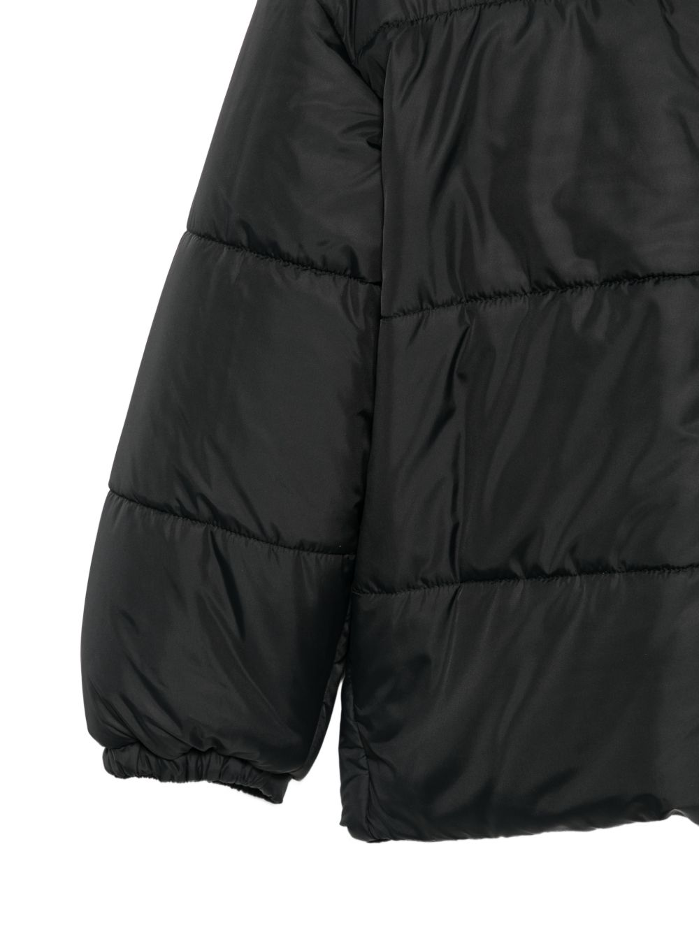 Giacca trapuntata per bambino Fendi Kids nera con logo FF JUA282 AJ8U F0GME FENDI KIDS