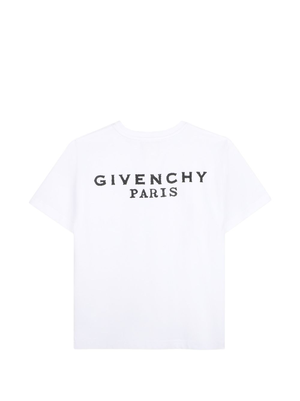 T-shirt per bambino Givenchy Kids bianca con dettaglio logo sul petto H31280 10P GIVENCHY KIDS