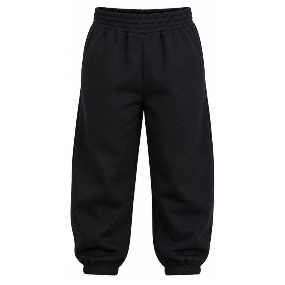 Pantaloni sportivi per bambino Givenchy Kids neri con stampa logo sul retro H31284 09B GIVENCHY KIDS
