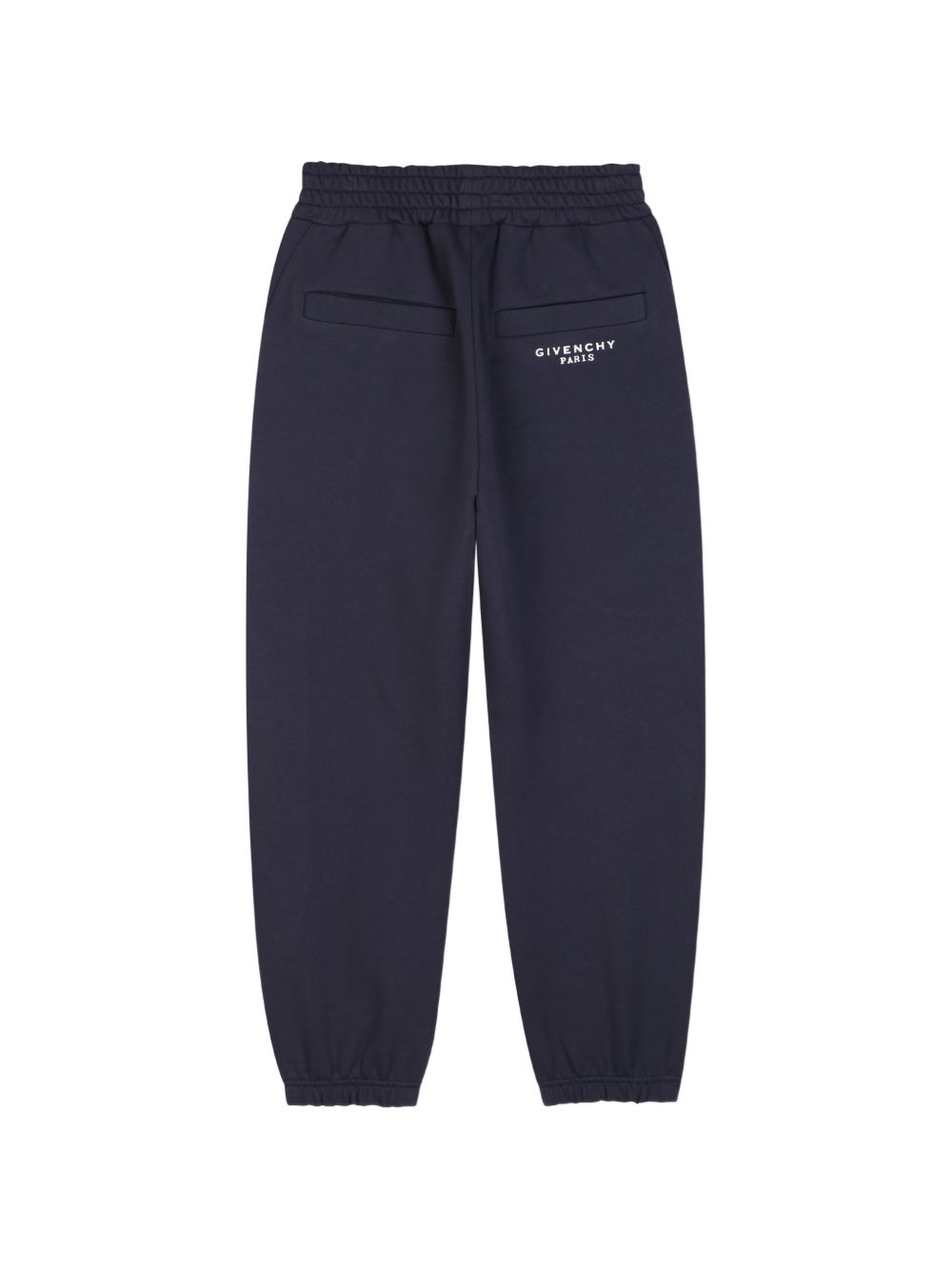 Pantaloni per bambino Givenchy Kids blu con logo sul retro H31284 853 GIVENCHY KIDS