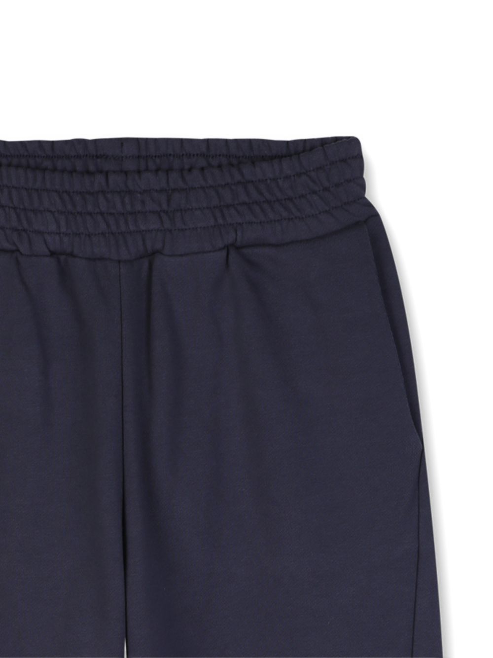 Pantaloni per bambino Givenchy Kids blu con logo sul retro H31284 853 GIVENCHY KIDS