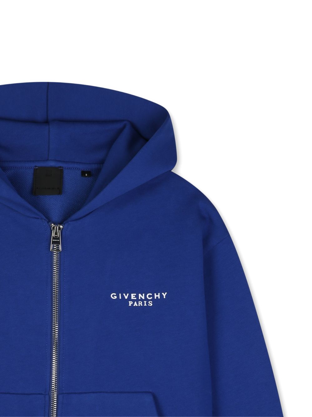 Felpa per bambino Givenchy Kids blu con sta,mpa logo sul davanti H31285 865 GIVENCHY KIDS