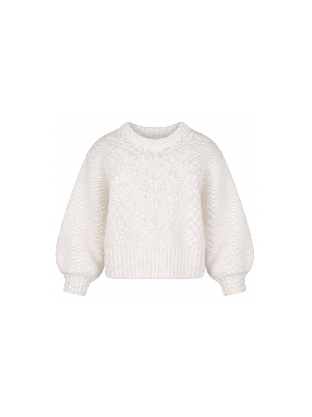 Maglione per bambina Givenchy Kids beige con ricamo H31324 117 GIVENCHY KIDS