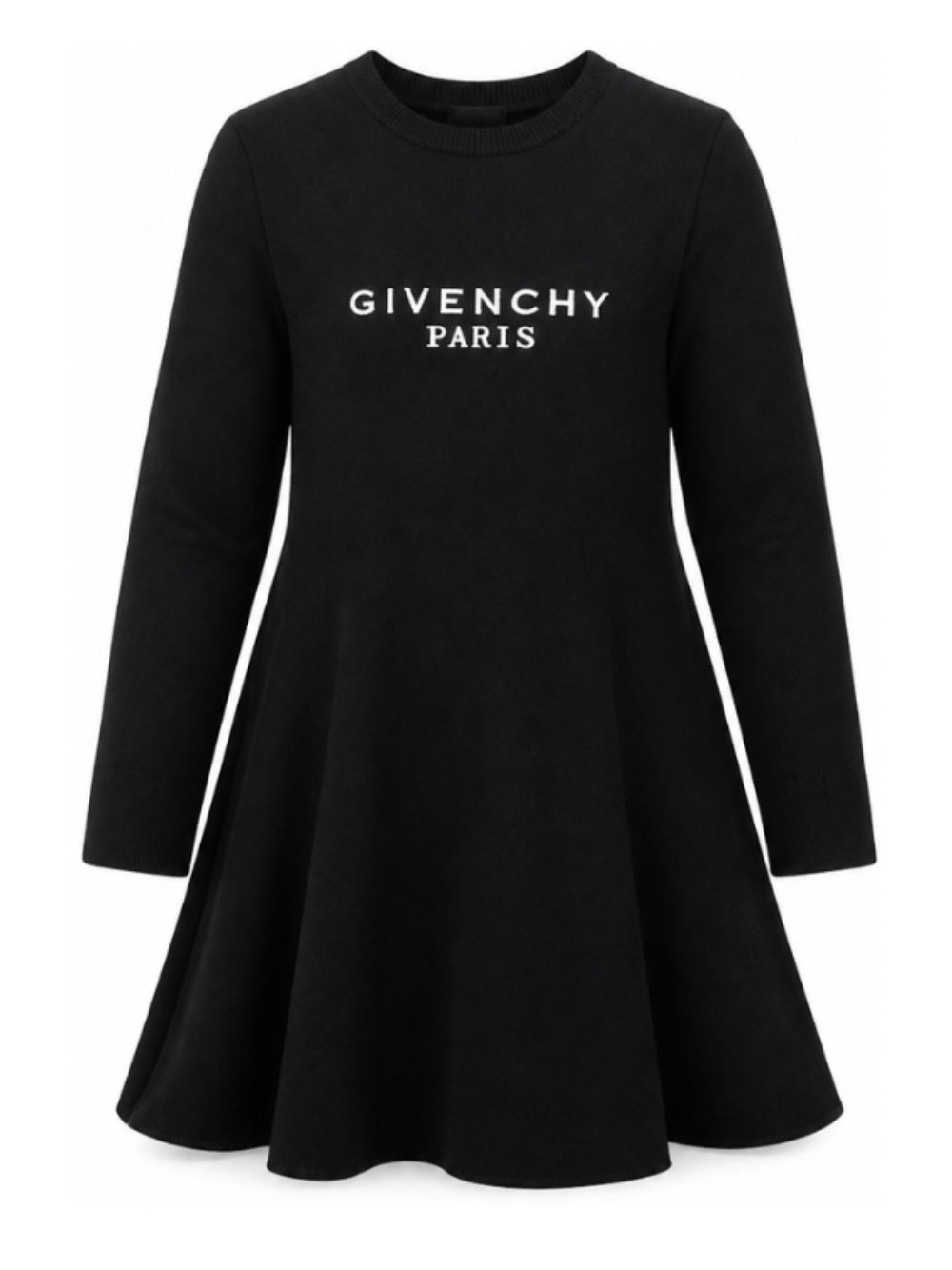 Abito per bambina Givenchy Kids nero con dettaglio logo H31332 09B GIVENCHY KIDS