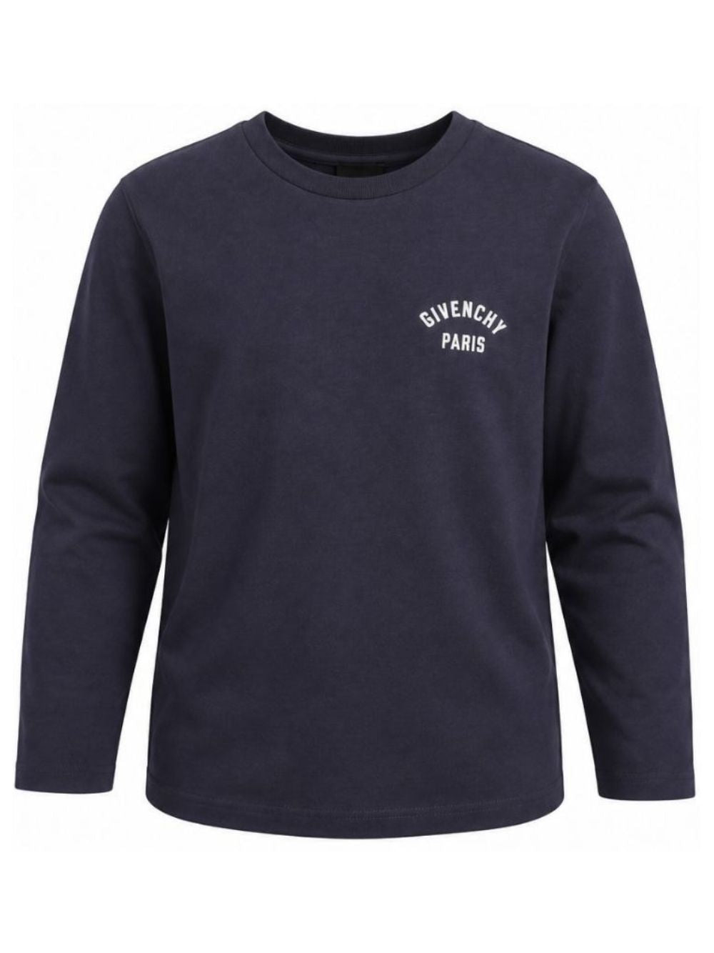 T-shirt per bambino Givenchy Kids blu con logo sul davanti H31347 853 GIVENCHY KIDS