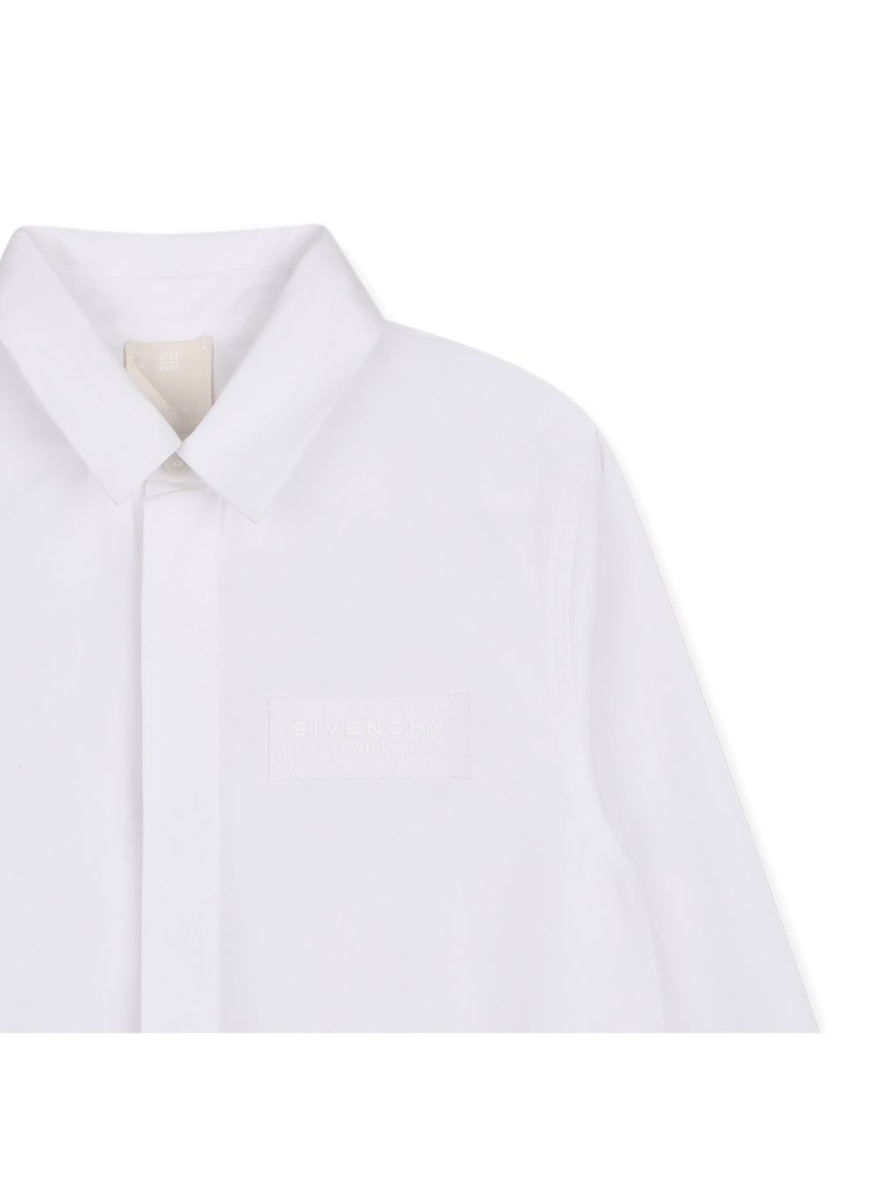 Camicia per bambino Givenchy Kids bianca con colletto classico H31391 10P GIVENCHY KIDS