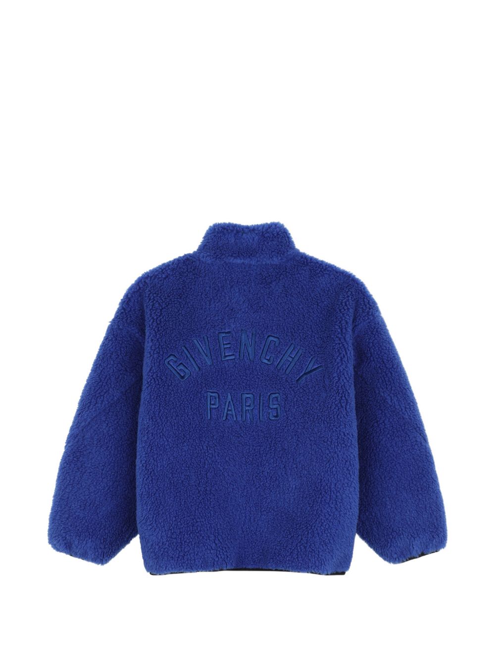 Giacca per bambino Givenchy Kids blu con trama effetto lana H31403 865 GIVENCHY KIDS