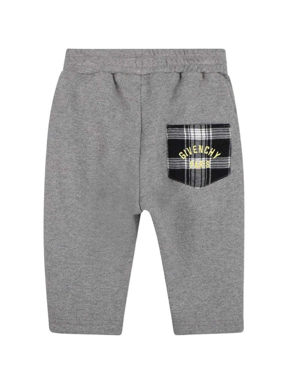 Completo per neonato Givenchy Kids grigio con tasca a quadri H31454 A47 GIVENCHY KIDS