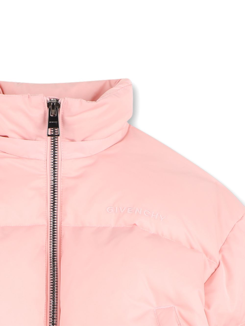 Giubbino per bambina Givenchy Kids rosa con design imbottito H31558 46G GIVENCHY KIDS