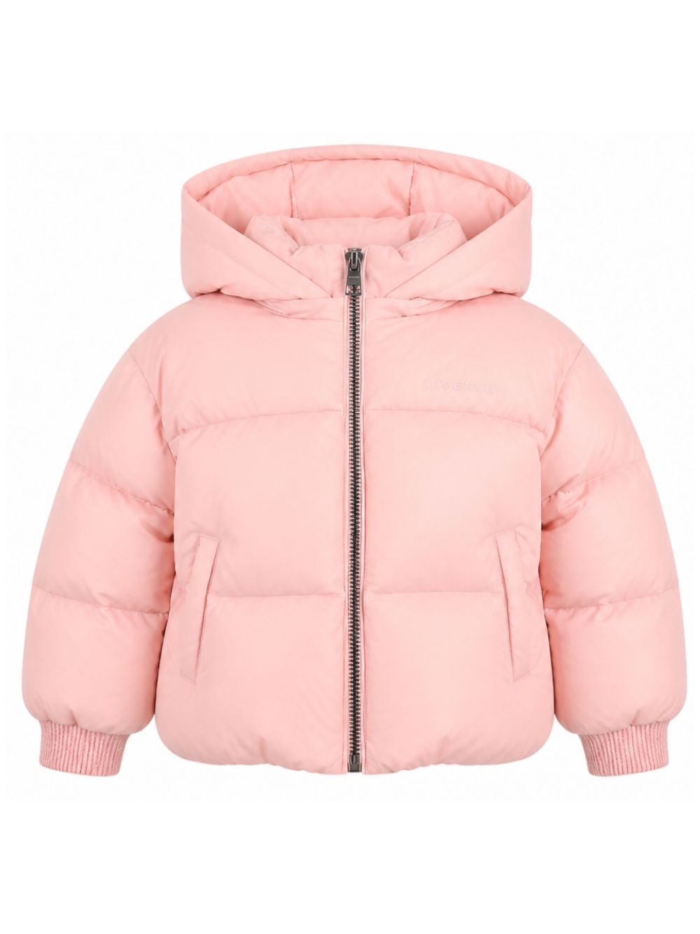 Giubbino per bambina Givenchy Kids rosa con design imbottito H31558 46G GIVENCHY KIDS