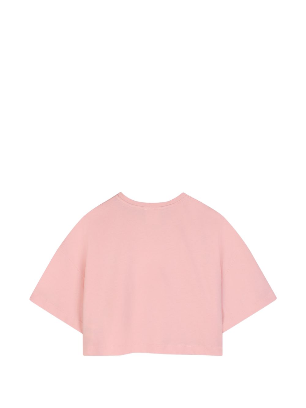 T-shirt per bambina Givenchy Kids rosa con taglio crop H31559 46G GIVENCHY KIDS