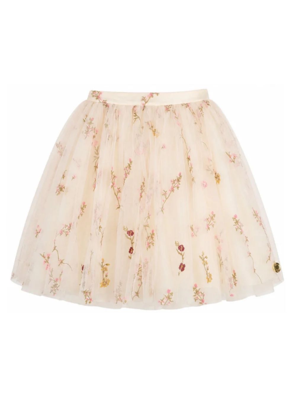 Gonna per bambina Givenchy Kids bianco con ricamo floreale all-over H31562 148 GIVENCHY KIDS
