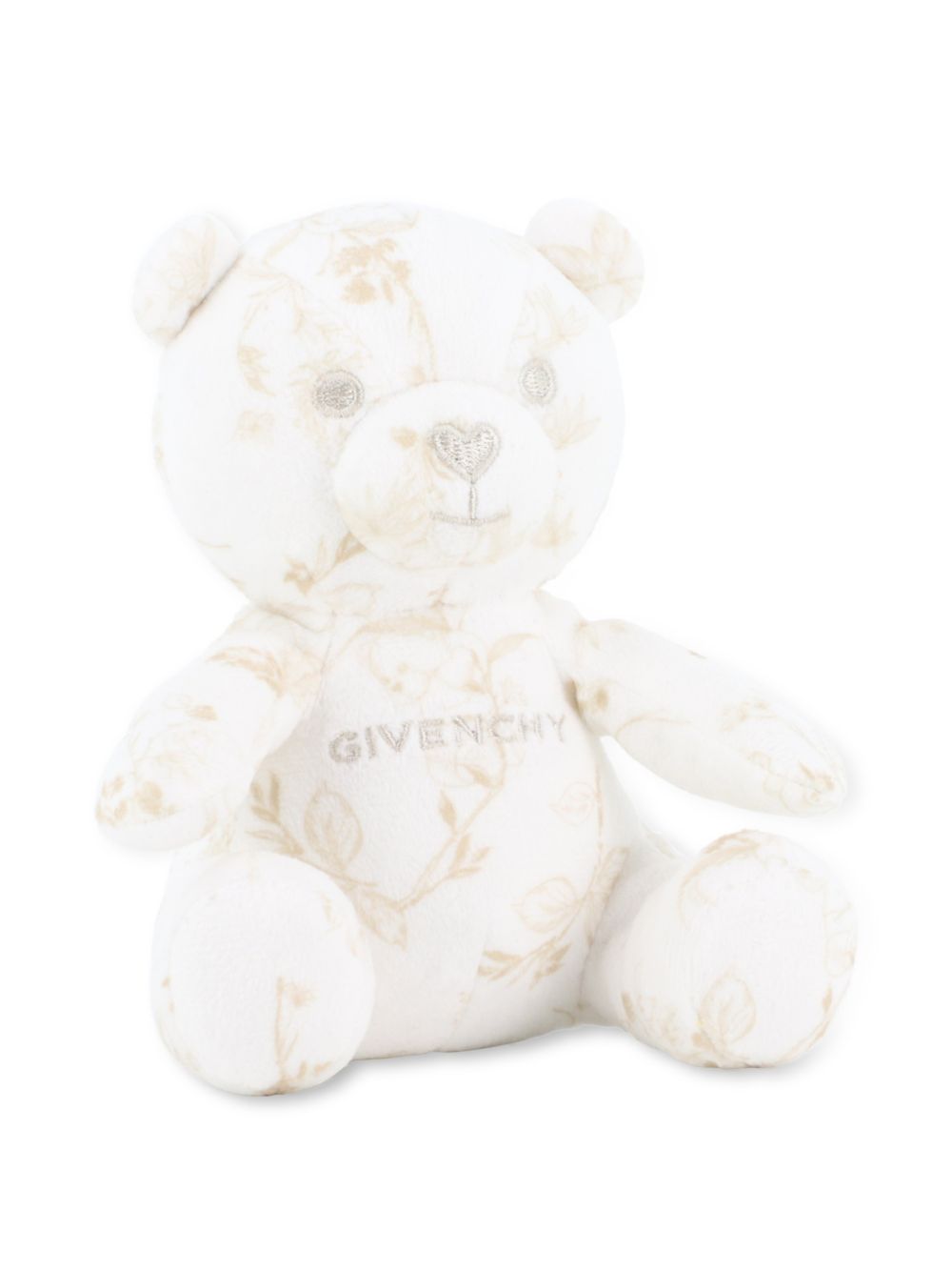 Set cofanetto copertina e orsetto per neonati Givenchy Kids beige con logo ricamato H31569 21K GIVENCHY KIDS