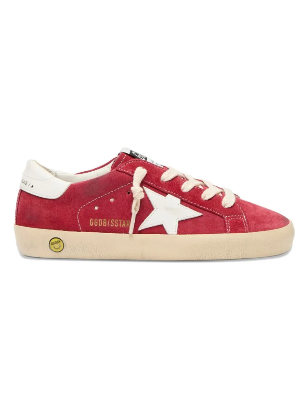 Sneakers Superstar per bambini Golden Goose Kids rosse con lacci F00101F008031 40375 GOLDEN GOOSE KIDS