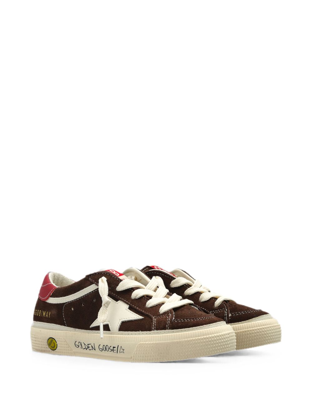 Sneakers per bambino Golden Goose Kids marrone con dettagli in camoscio F00496F008645 55773 GOLDEN GOOSE KIDS