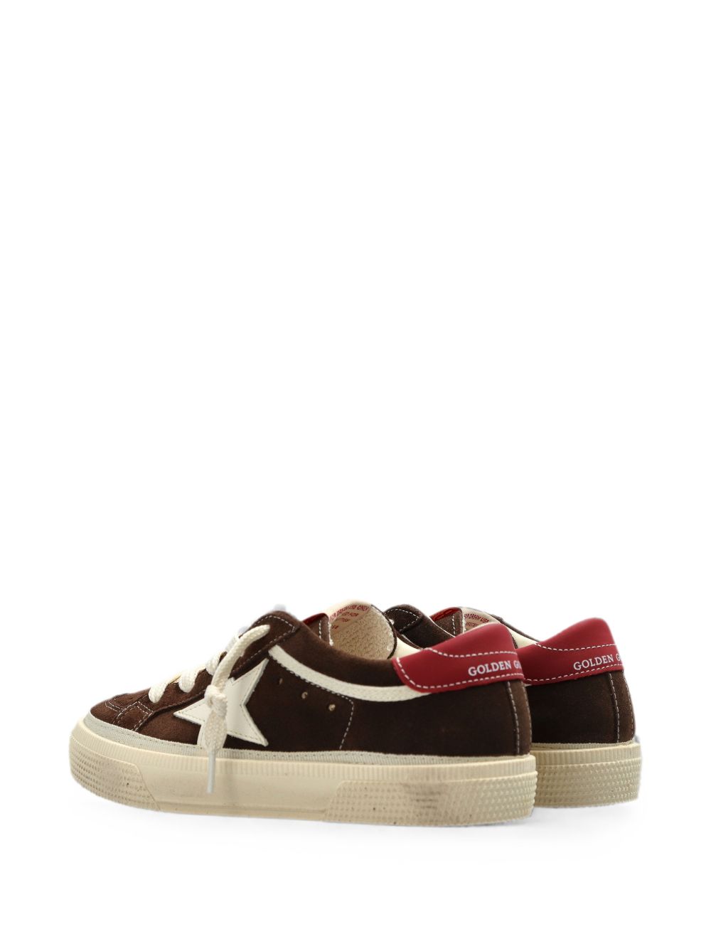 Sneakers per bambino Golden Goose Kids marrone con dettagli in camoscio F00496F008645 55773 GOLDEN GOOSE KIDS