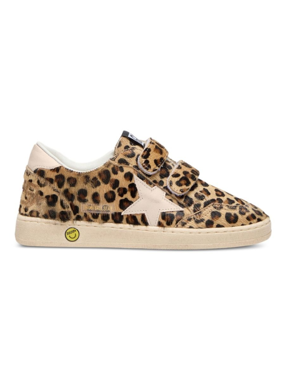 Sneakers per bambina Golden Goose Kids marrone con stampa animalier F00501F008053 83247 GOLDEN GOOSE KIDS