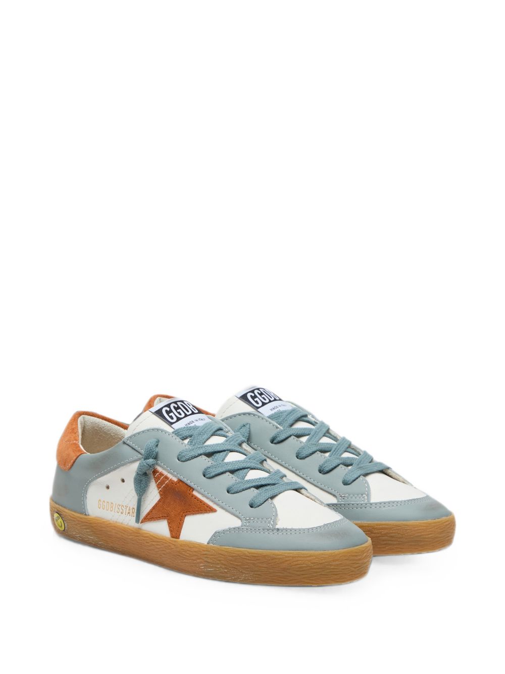 Sneakers per bambini Golden Goose Kids multicolore con inserti in pelle scamosciata F01120F008636 83399 GOLDEN GOOSE KIDS