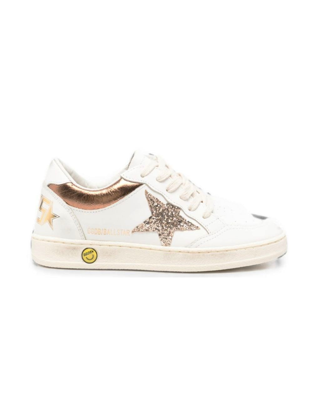 Sneakers per bambina Golden Goose Kids bianchi con dettagli glitterati F01122F008683 10272 GOLDEN GOOSE KIDS