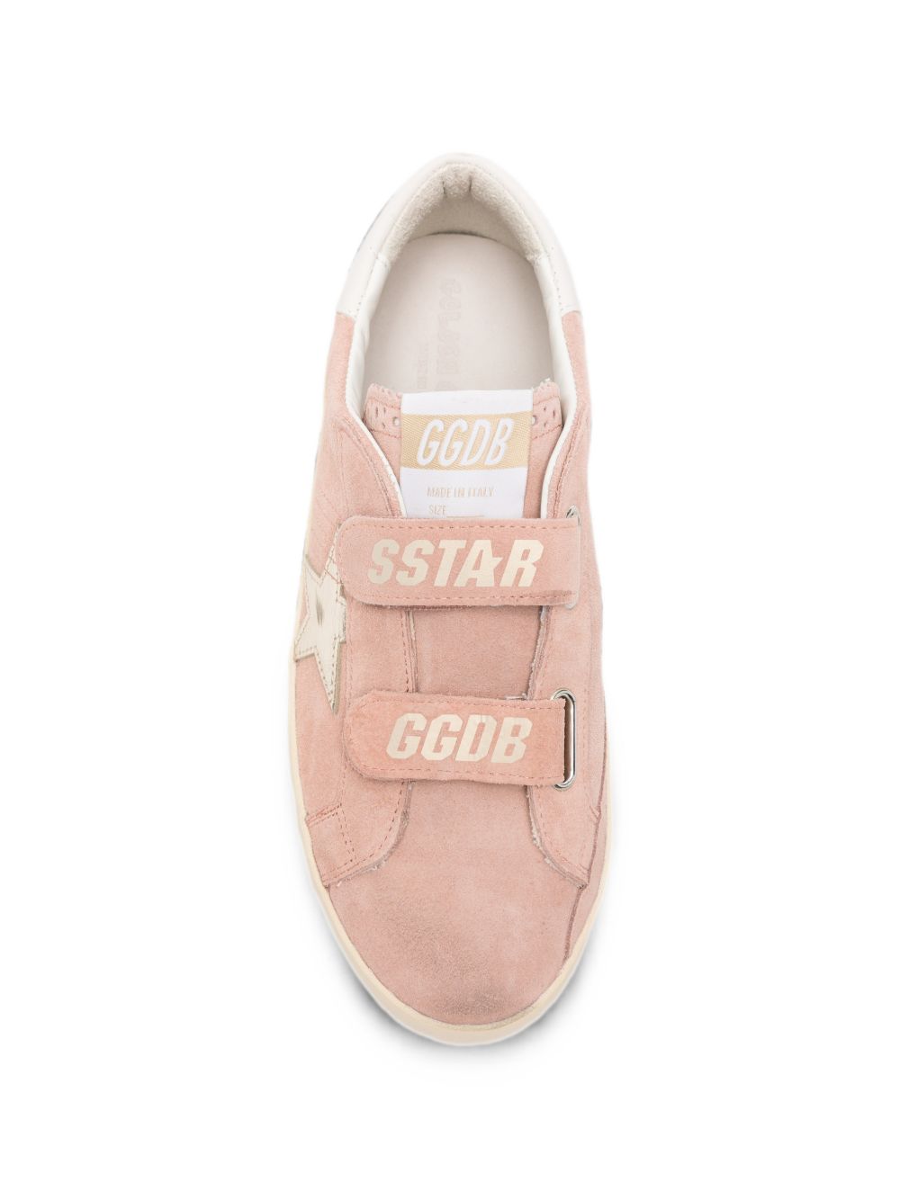 Sneakers per bambina Golden Goose Kids rosa con chiusura a strappo F01125F008595 25814 GOLDEN GOOSE KIDS
