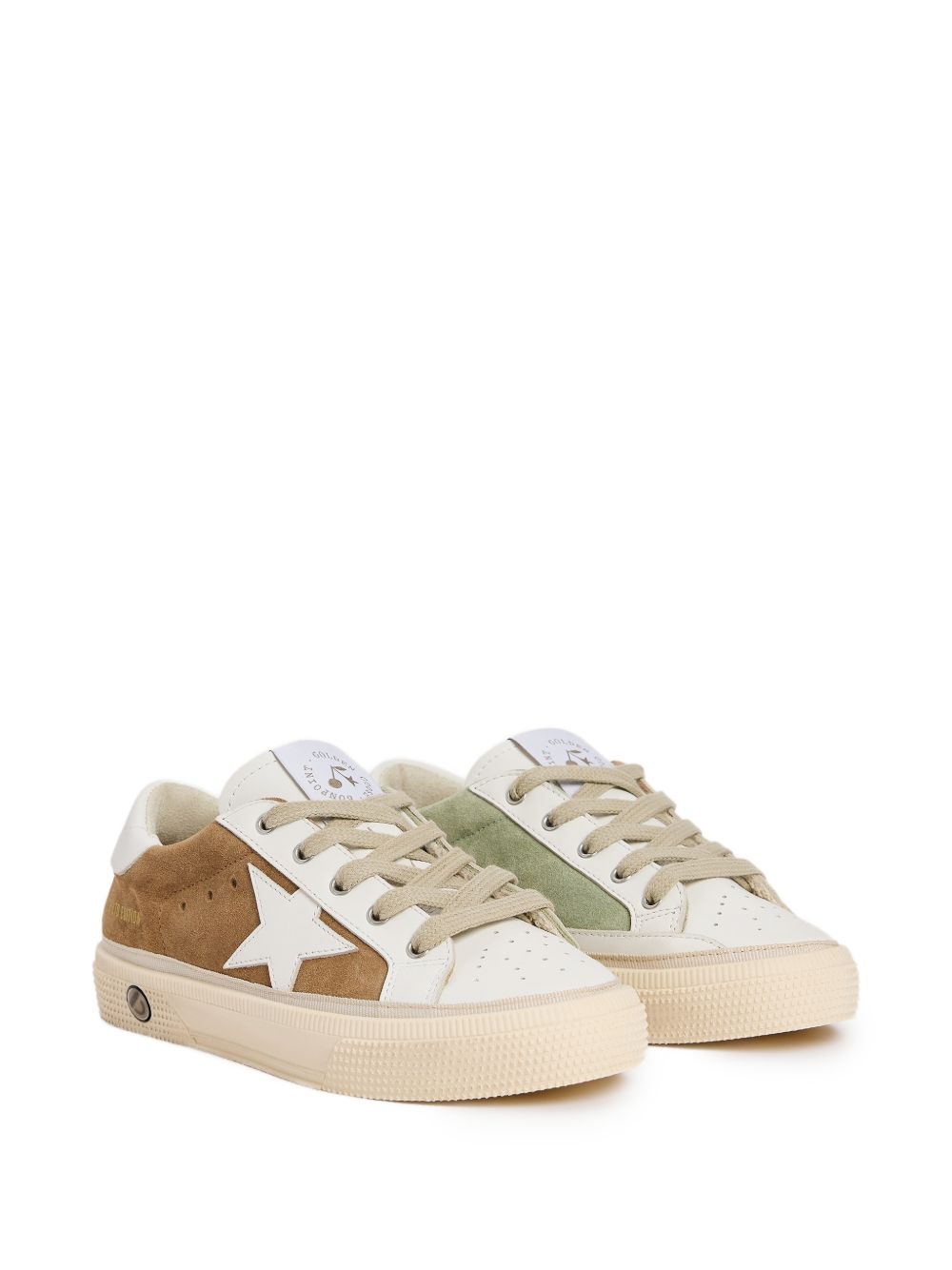 Sneakers per bambino Golden Goose Kids x Bonpoint marroni con inserti in pelle scamosciata W06BSNL00001 060A GOLDEN GOOSE KIDS