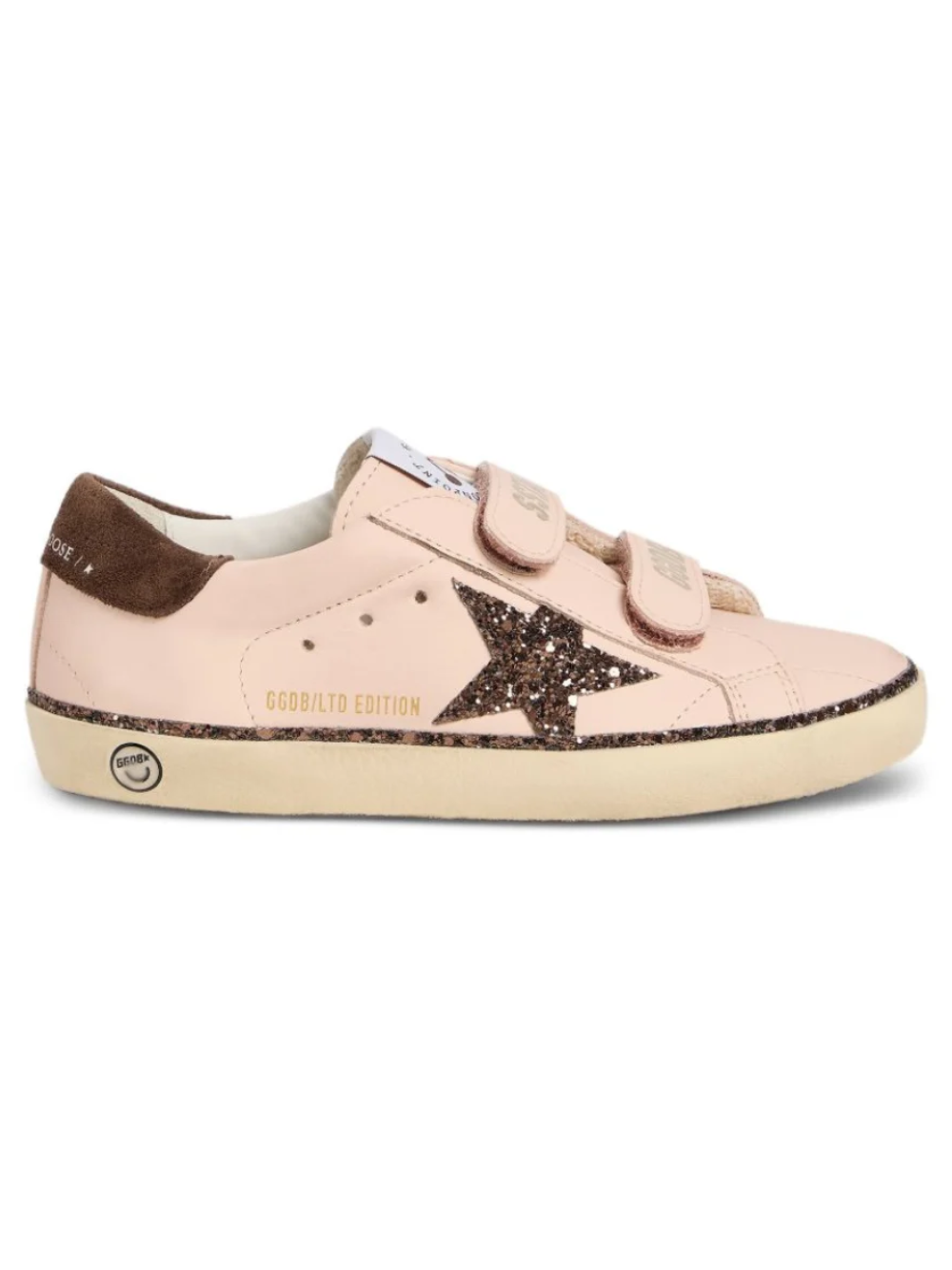 Sneakers per bambina Golden Goose Kids x Bonpoint rosa con chiusura a strappo W06GSNL00001 021 GOLDEN GOOSE KIDS