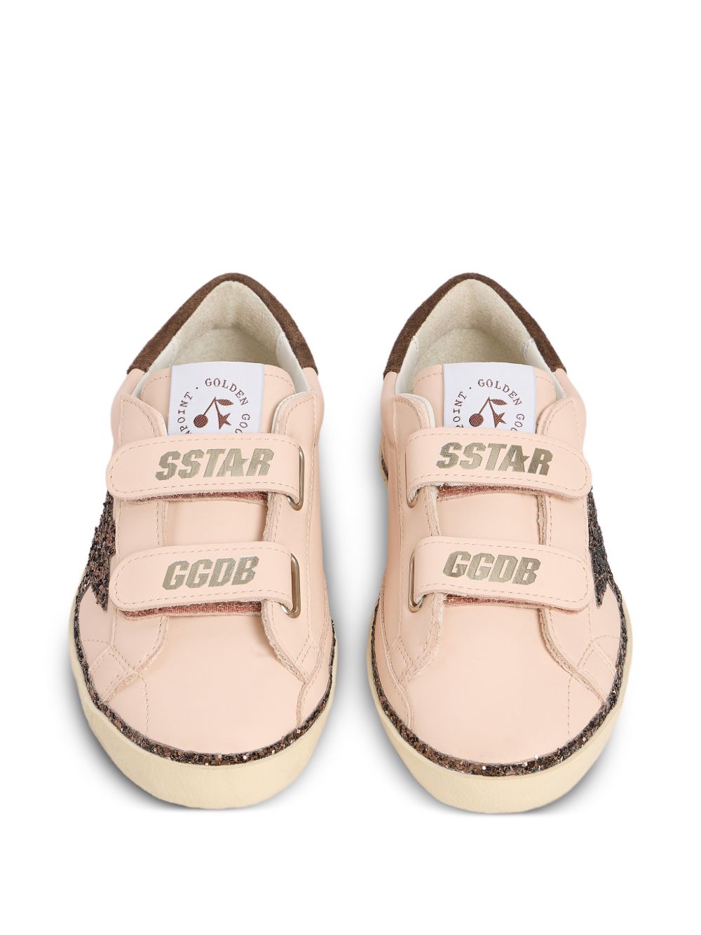 Sneakers per bambina Golden Goose Kids x Bonpoint rosa con chiusura a strappo W06GSNL00001 021 GOLDEN GOOSE KIDS