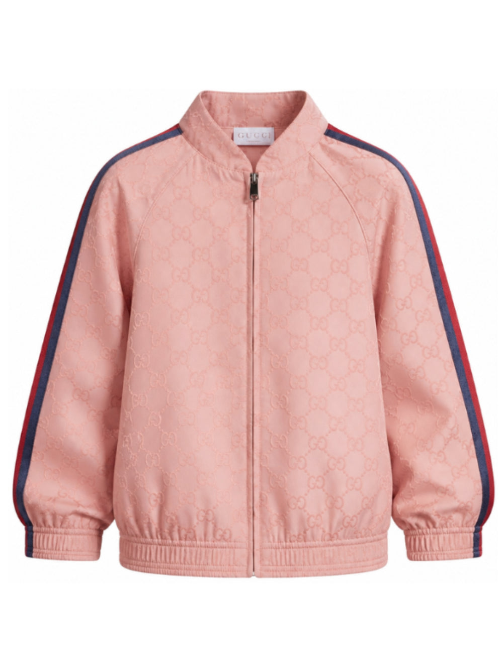 Giacca per bambina Gucci Kids rosa con decorazione Web 873851XJHZF 5442 GUCCI KIDS