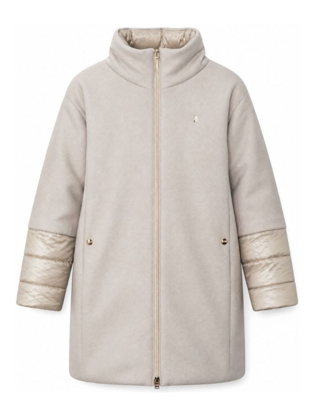 Cappotto per bambina Herno Kids grigio con design imbottito CA000014G33344 1985 HERNO KIDS